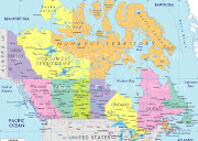 Canada Map Geography canada map political