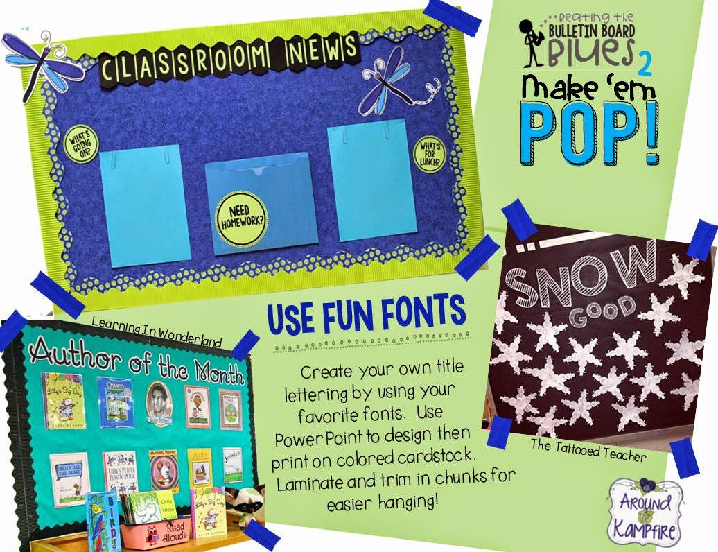 This teacher has loads of great ideas for making your bulletin boards really stand out!