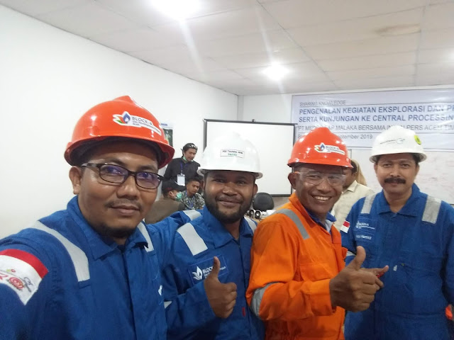 Jurnalis Aceh Timur Kunjungi CPP Blok A PT. Medco September 26, 2019