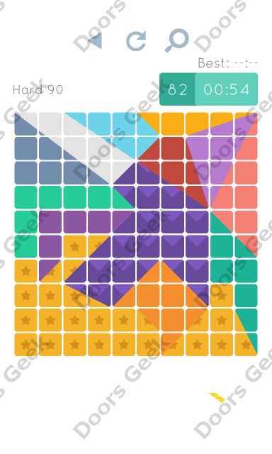 Blocks & Shapes [Hard] Level 90 Solution ~ Doors Geek