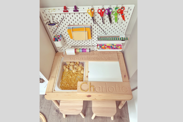 ikea flisat table hack