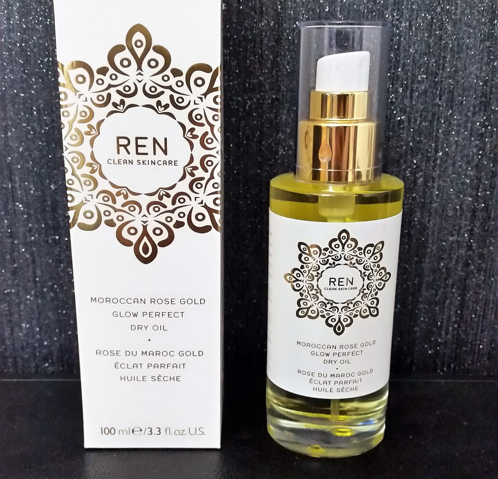 REN Moroccan Rose Gold Glow Perfect Dry Oil 100ml.