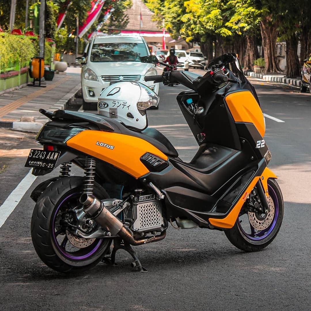 Modifikasi Nmax Warna Kuning Polos, Original, Doff, Metalik, Candy