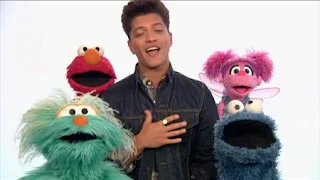 celebrity. Bruno Mars, Elmo, Abby Cadabby, Rosita, Cookie Monster sing Don't Give Up. Sesame Street Episode 4322 Rocco's Playdate season 43