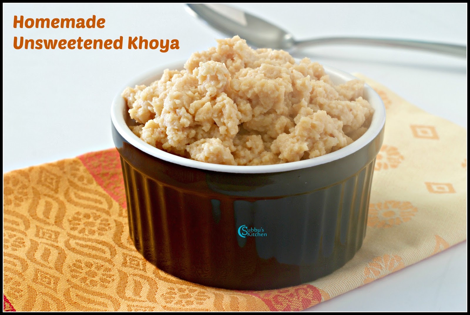 Homemade Khoya Recipe How to make Mawa at Home Subbus Kitchen