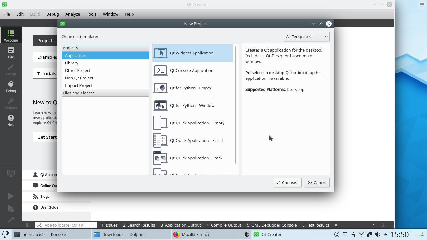 Setup Complete Qt Development Tools on KDE Neon