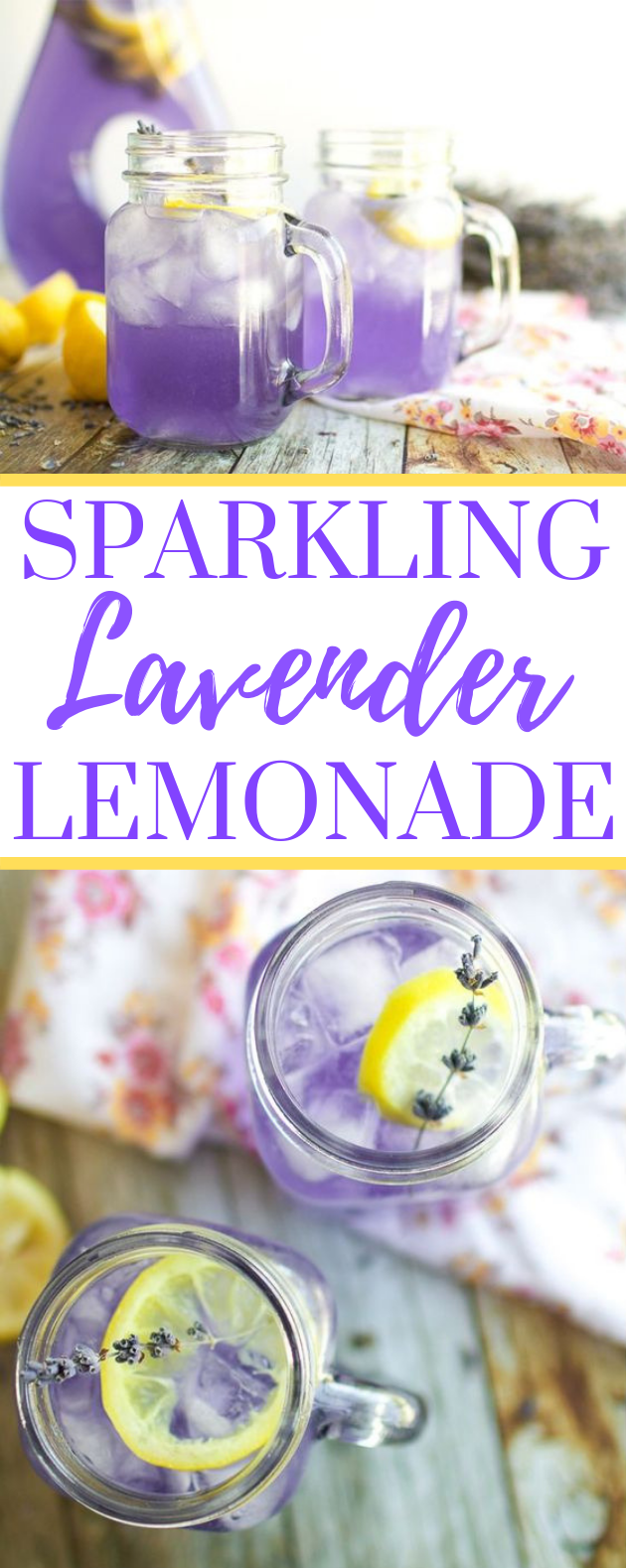 SPARKLING LAVENDER LEMONADE #drink #water SPARKLING LAVENDER LEMONADE #drink #water