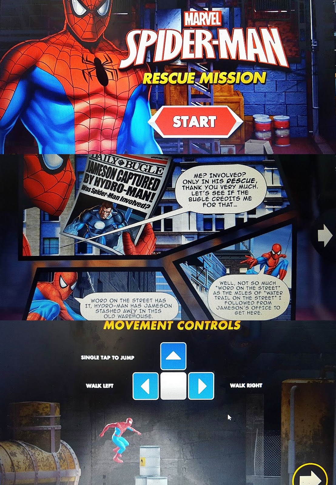 Spidey Man Rescue Online - Click Jogos