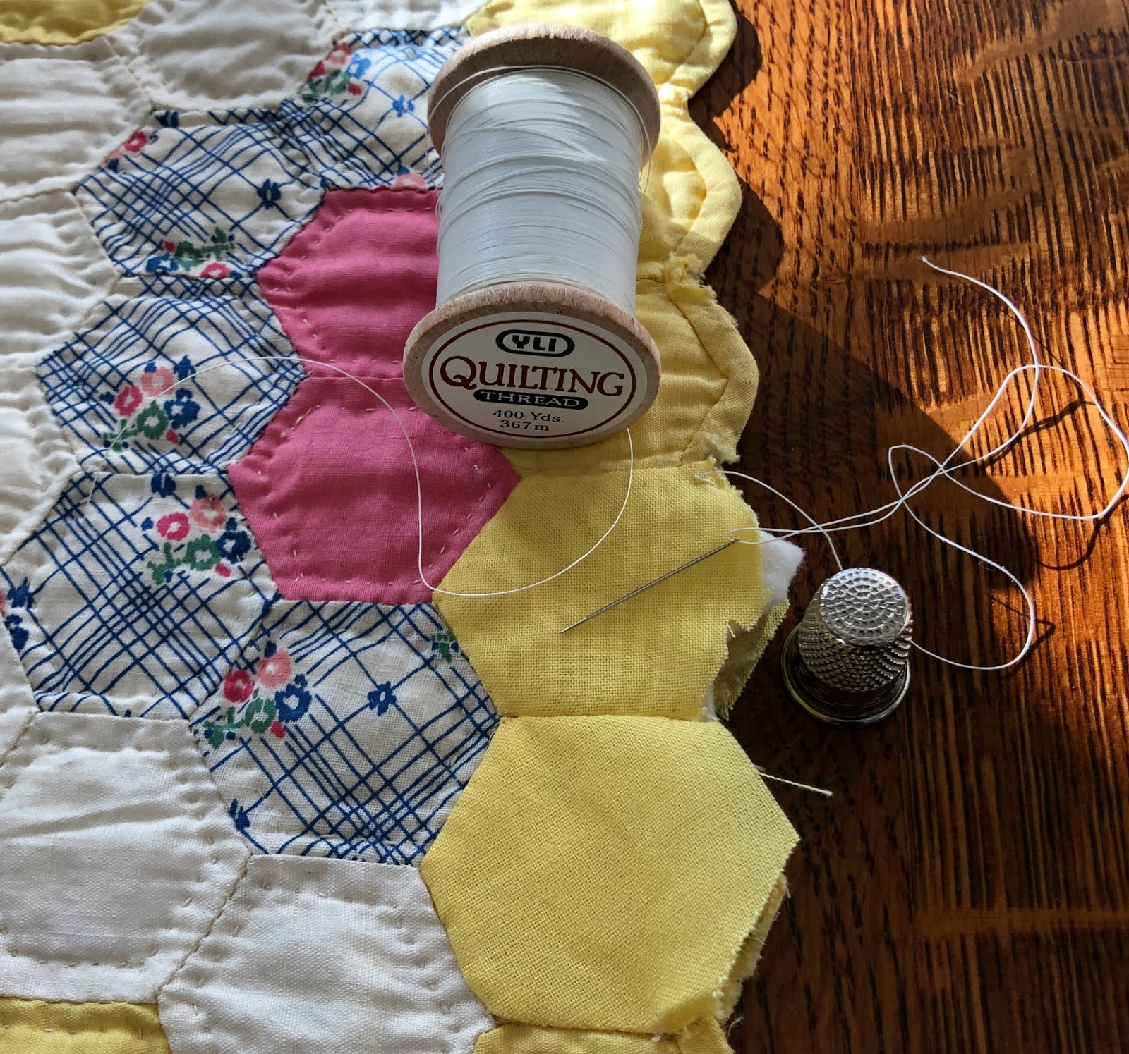 Sew Bliss Vintage Quilt Repaired