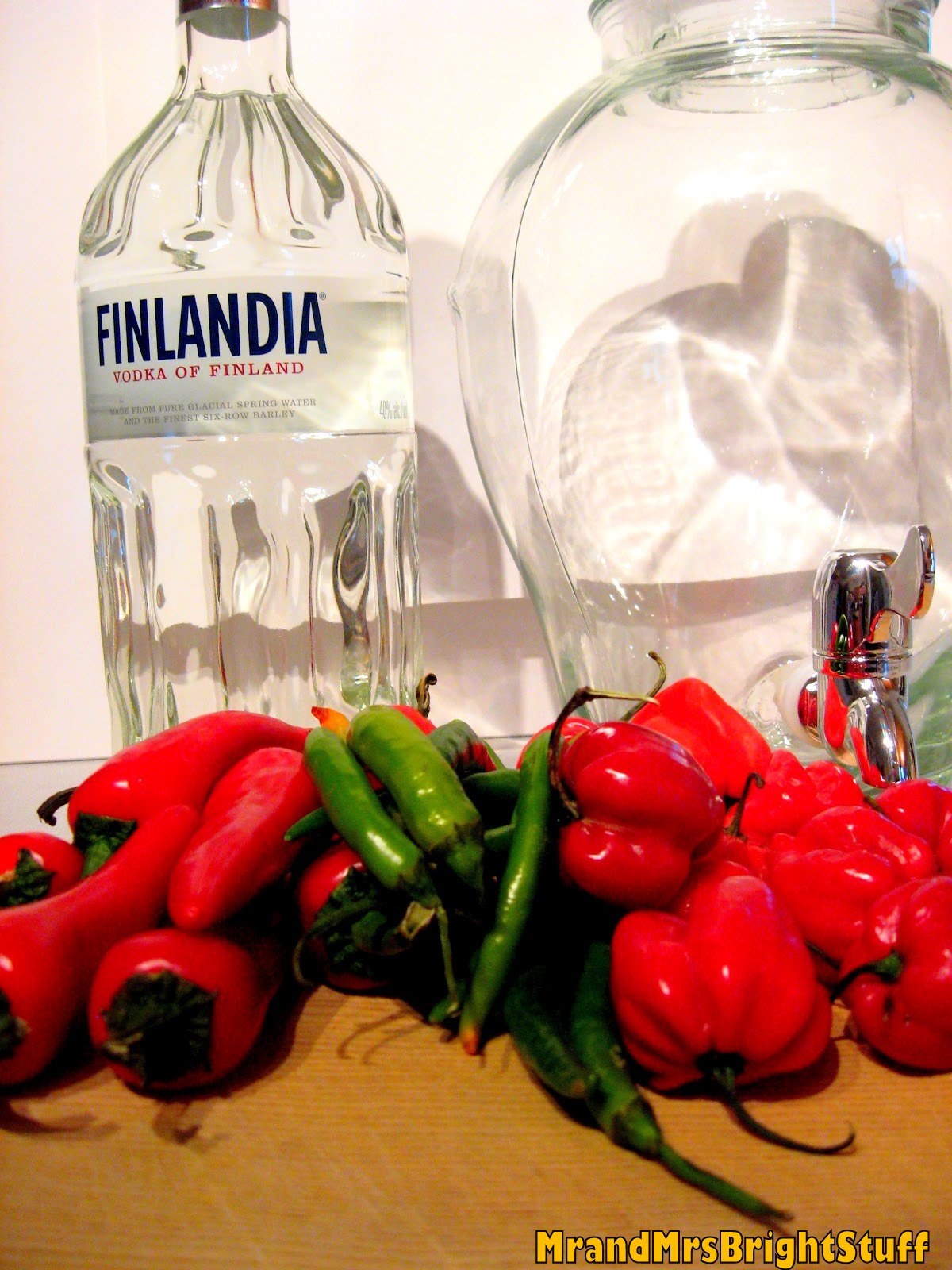 Mr and Mrs Bright Stuff Chili Infused Vodka