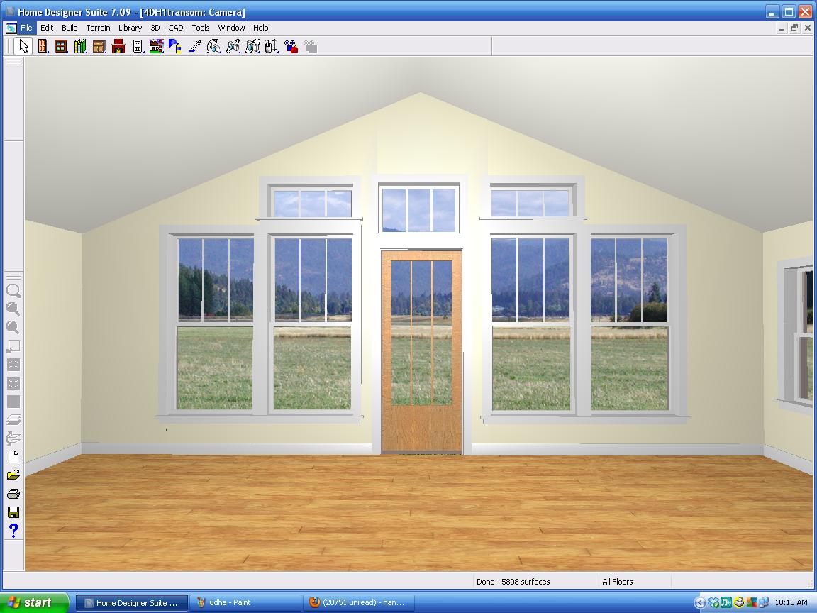 Conjuring Home: Back addition windows
