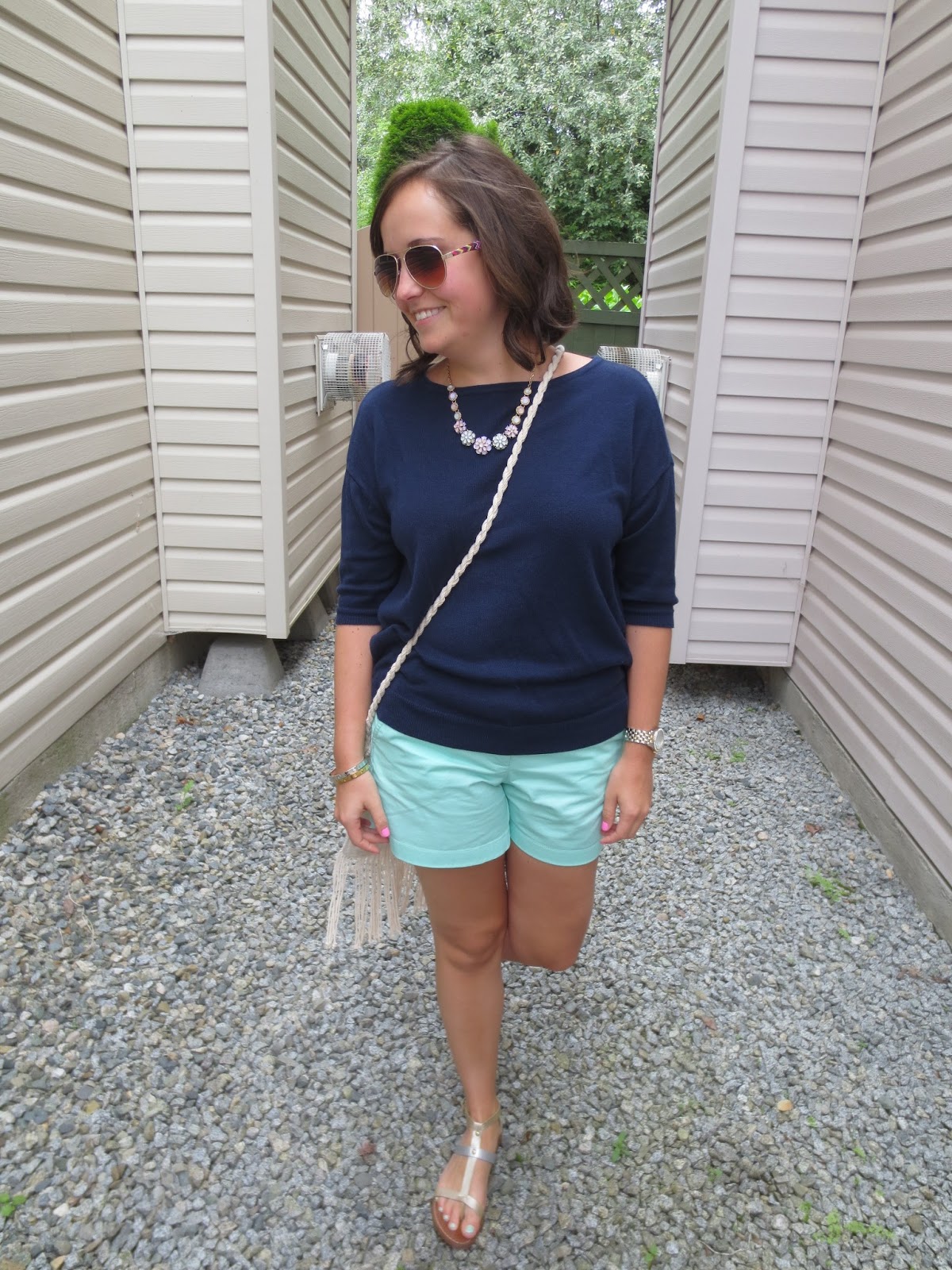 Pink & Pretty: mint shorts & some picture fun