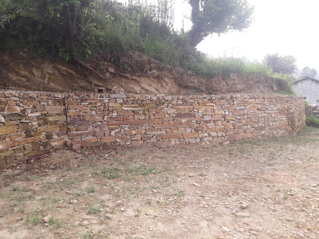 Retaining and supporting walls