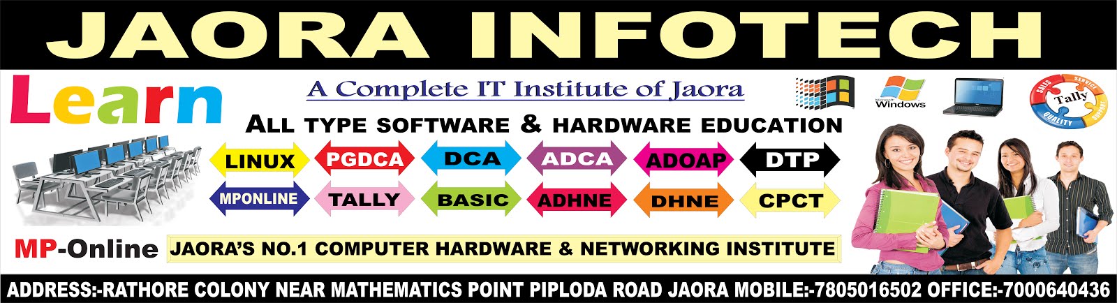 a complete IT institute of jaora