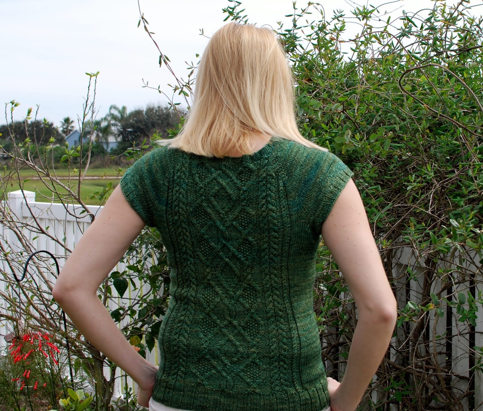 SouthShore Handmade Cabled Tunic from The Art of Seamless Knitting in