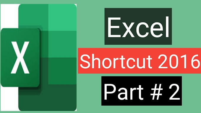 Excel ShortCut Key 2016 In Hindi