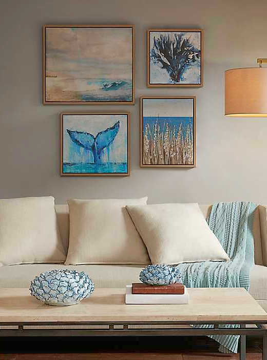 Eclectic Set of Coastal Wall Art