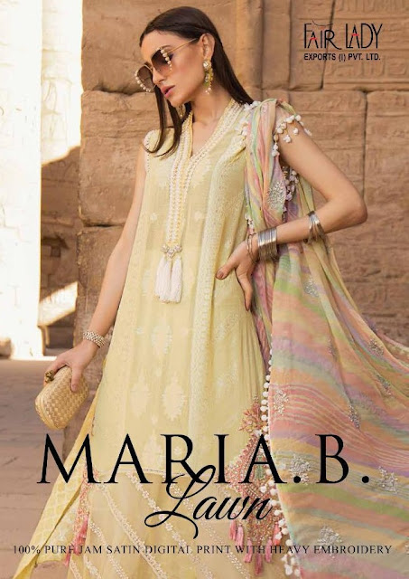 Fair Lady Maria b Lawn Pakistani Suits catalogue