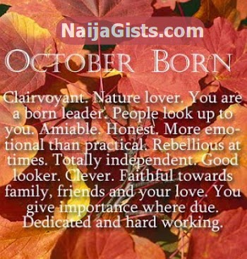 A Big Shout Out To All October Born FansNaijaGistsBlog Nigeria ...