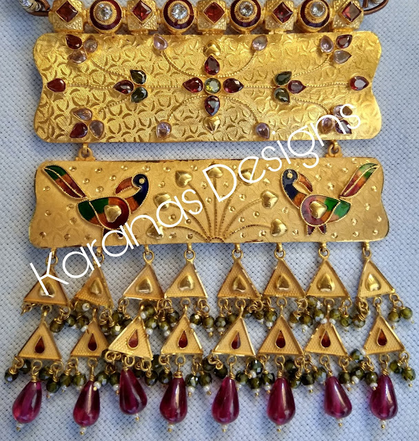Karanas Designs FANCY TEWTA DESIGN GOLD TEVTA TIMNIYA RAJASTHANI