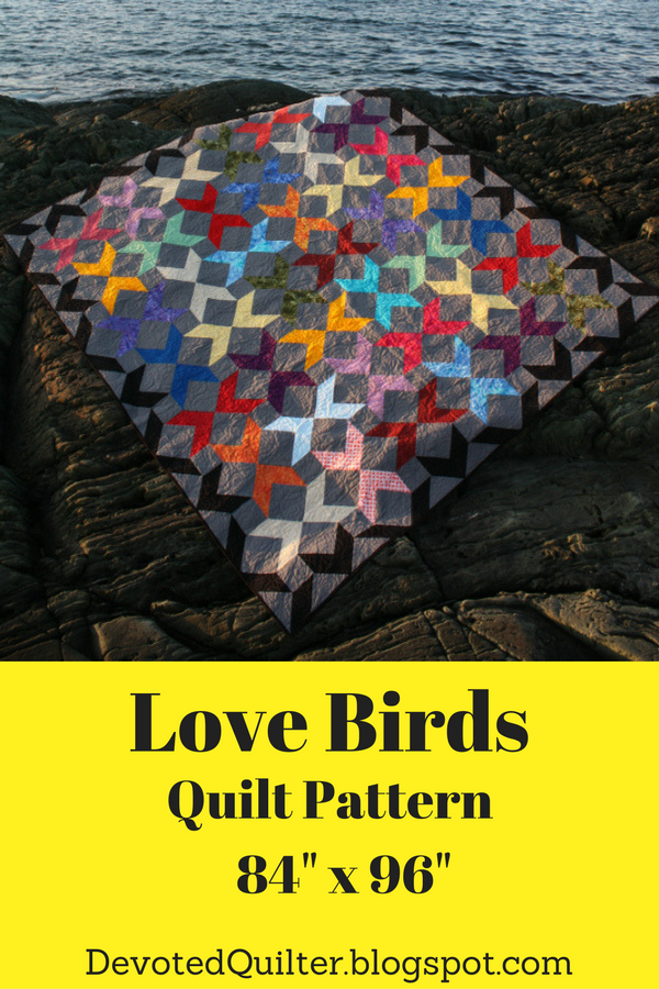 Love Birds Quilt Pattern | DevotedQuilter.blogspot.com