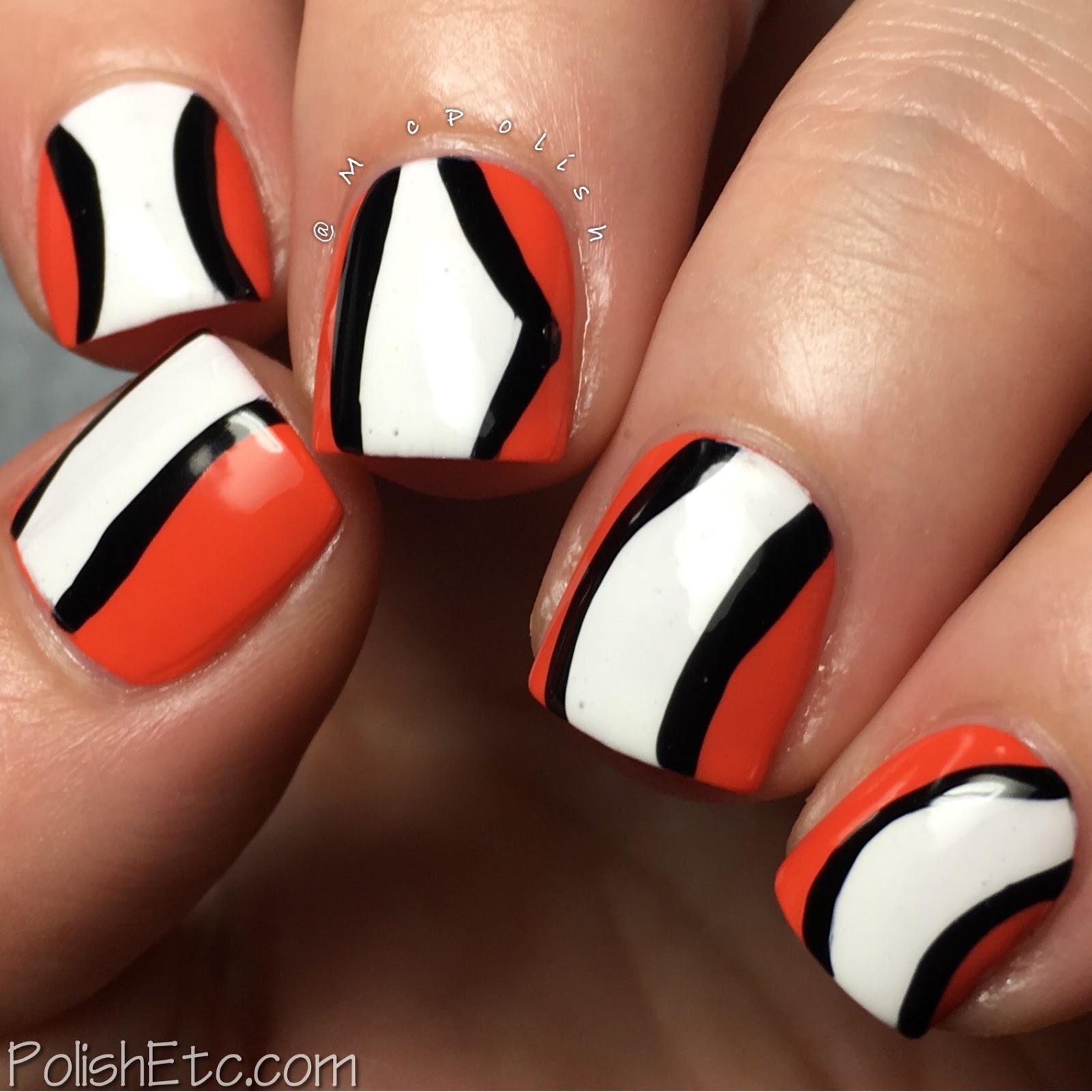 Clown Fish Nails for the #31DC2017Weekly - McPolish