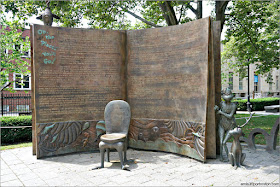 Esculturas del Dr. Seuss National Memorial Sculpture Garden en Springfield, Massachusetts