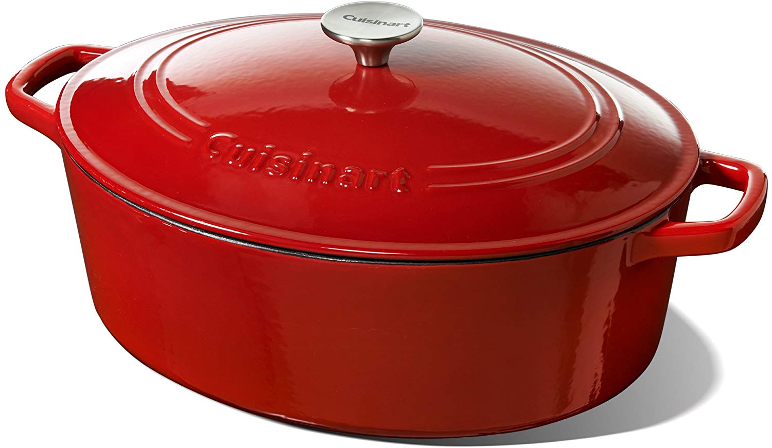 Cuisinart Cast Iron Casserole Dutch Oven, Teal, 7 Quart ABOP