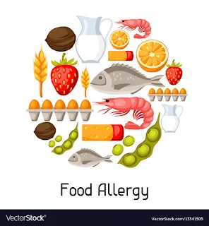 food allergy via vectorstock.com