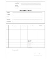 Purchase Order Template Purchase Order Template