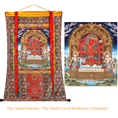 The Tender-Faced Bodhisattva Manjushri