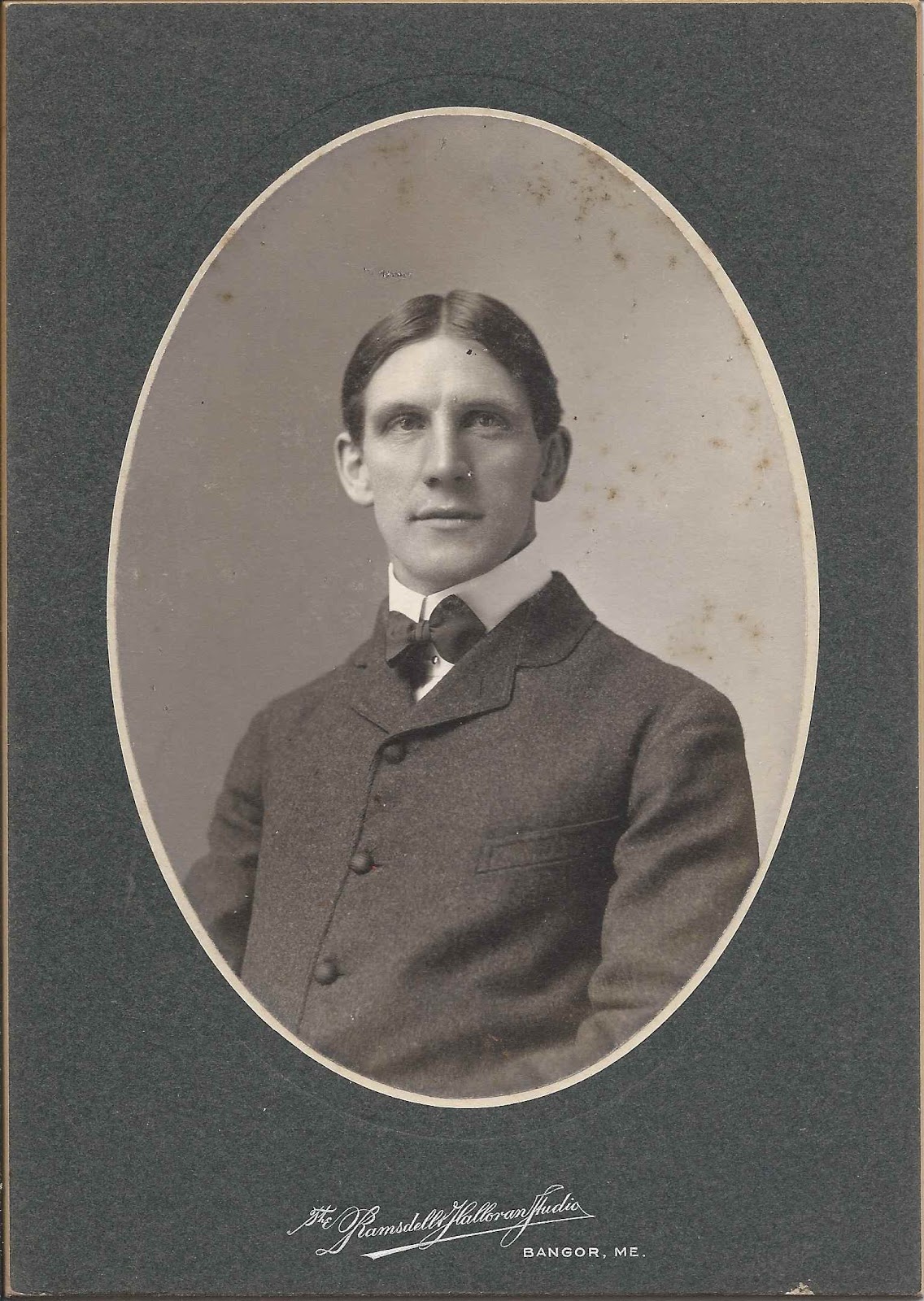 Heirlooms Reunited: c1903 Photograph of Winfield Lee Cole while a student  at the University of Maine