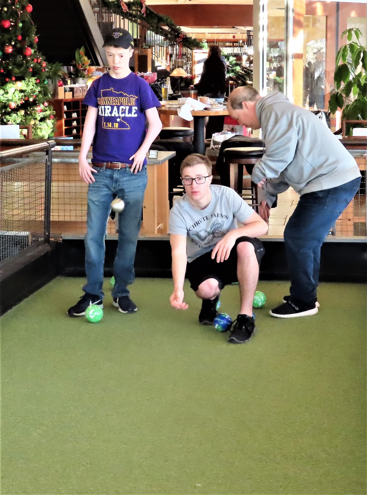 Todd Swank Bocce Ball at Pinstripes