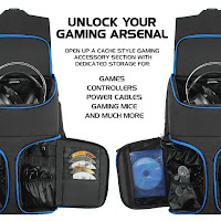 Enhance Universal Console Laptop Gaming Backpack for PS4