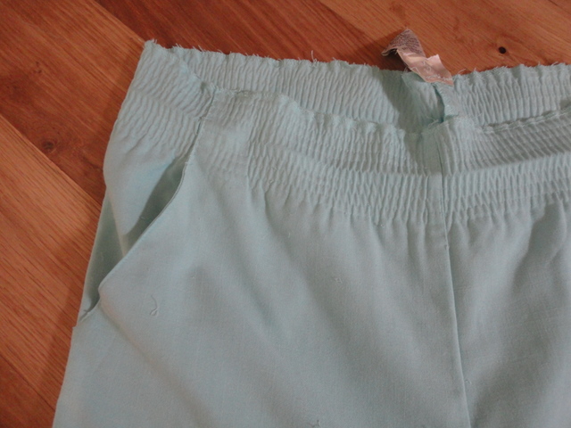 JLTFK: How to make tapered pleat pants - from granny pants!