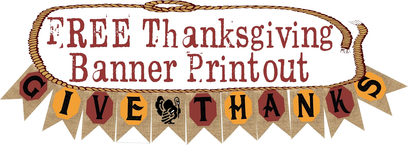 HollysHome Family Life Free Thanksgiving Banner Printable Give Thanks HollysHome Family Life Free Thanksgiving Banner Printable Give Thanks