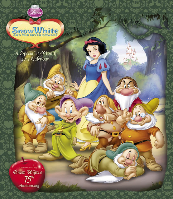 Snow White and the Seven Dwarfs 75th Anniversary Special Edition 2012 Wall Calendar