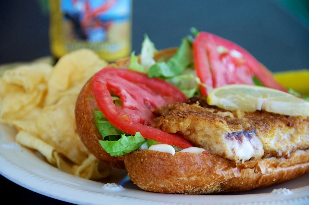 Fat of the Land Grouper Sandwich