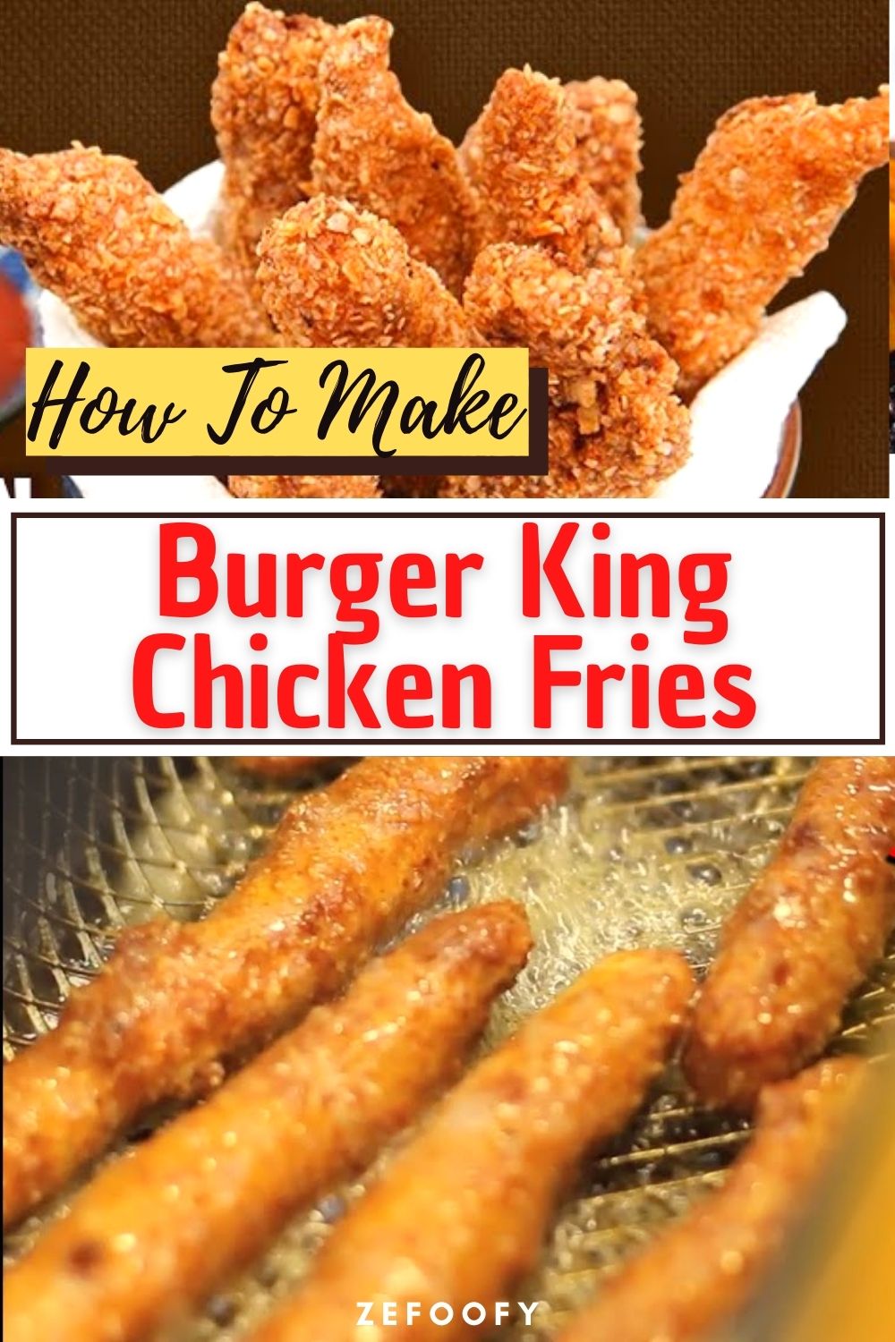 How to Make Burger King Chicken Fries Recipe At Home