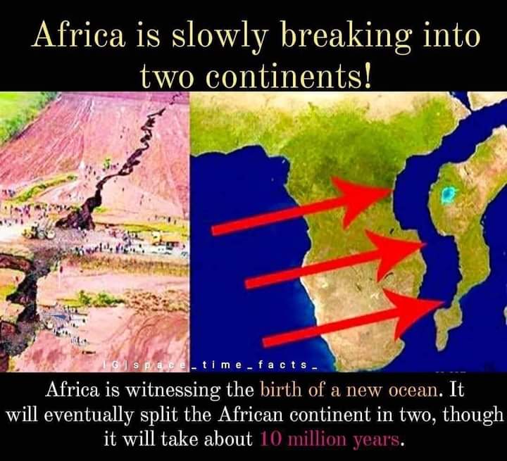 IS AFRICA GOING TO DIVIDE INTO TWO CONTINENTS?