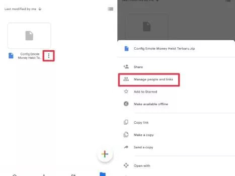 How to send files via Google Drive