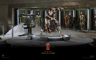 latest movie iron man 3 poster image, pictures