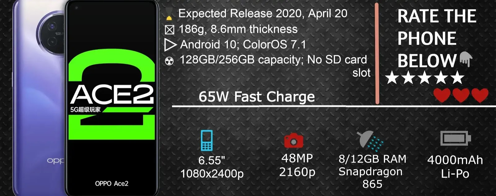 oppo reno ace 2 specifications oppo reno ace 2 specifications