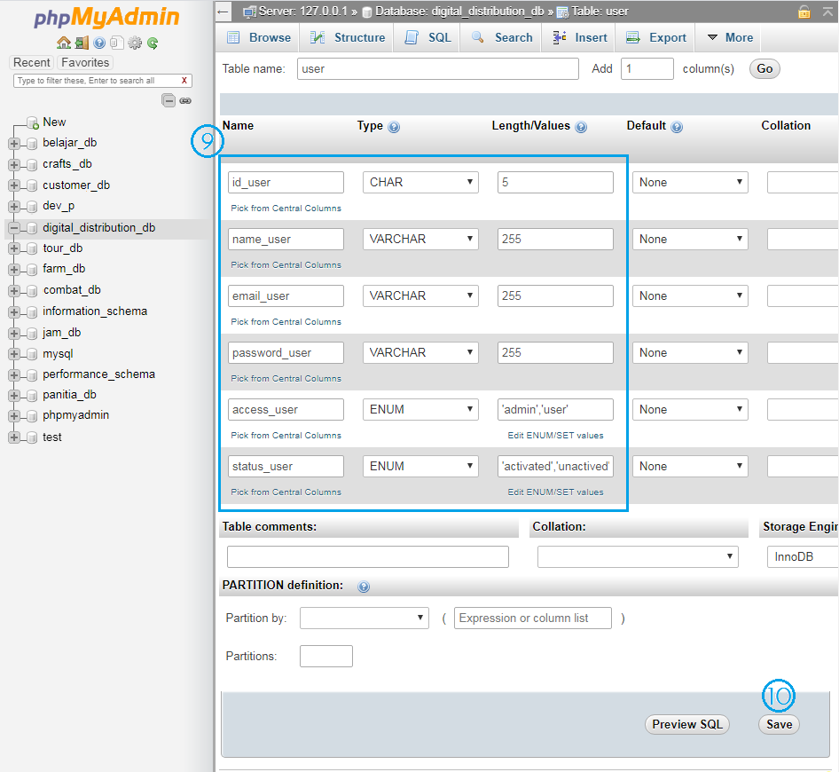 Tutorial Membuat Database Menggunakan MYSQL PHPMYADMIN Tanpa Coding ...