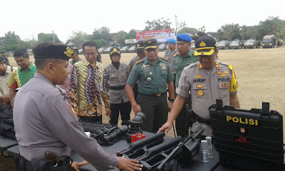 DANDIM SRAGEN LAKSANAKAN APEL GELAR PASUKAN IPERASI MANTAP BRATA CANDI 2018