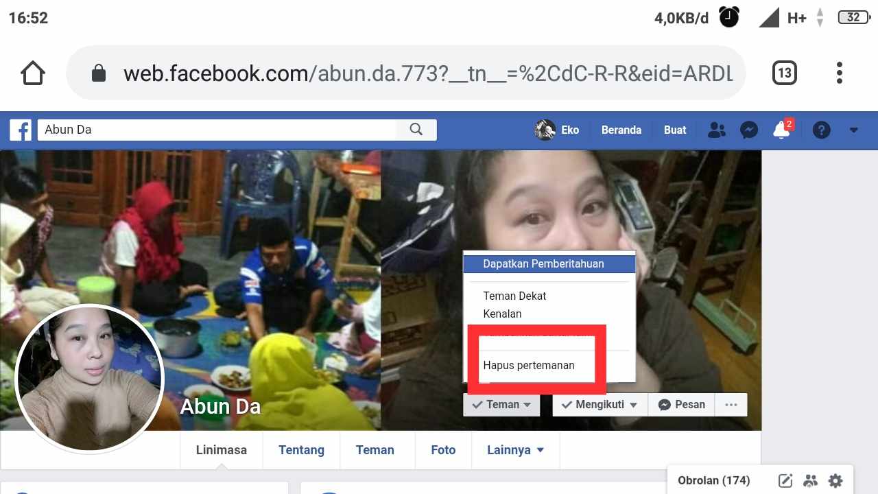 blokir teman fb tanpa diketahui