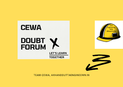 CEWA Doubt Portal | Civil Engineering with Akhand Dutta | CEWA Doubt Forum | Ask a Doubt | Ask a Question