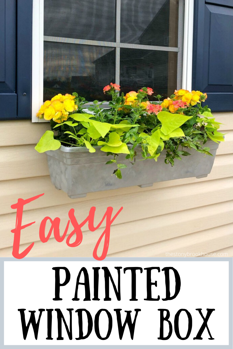 Painted Window Boxes The Stonybrook House