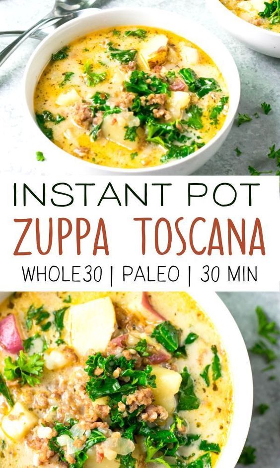 Instant Pot Zuppa Toscana (Paleo, Whole30, Easy)
