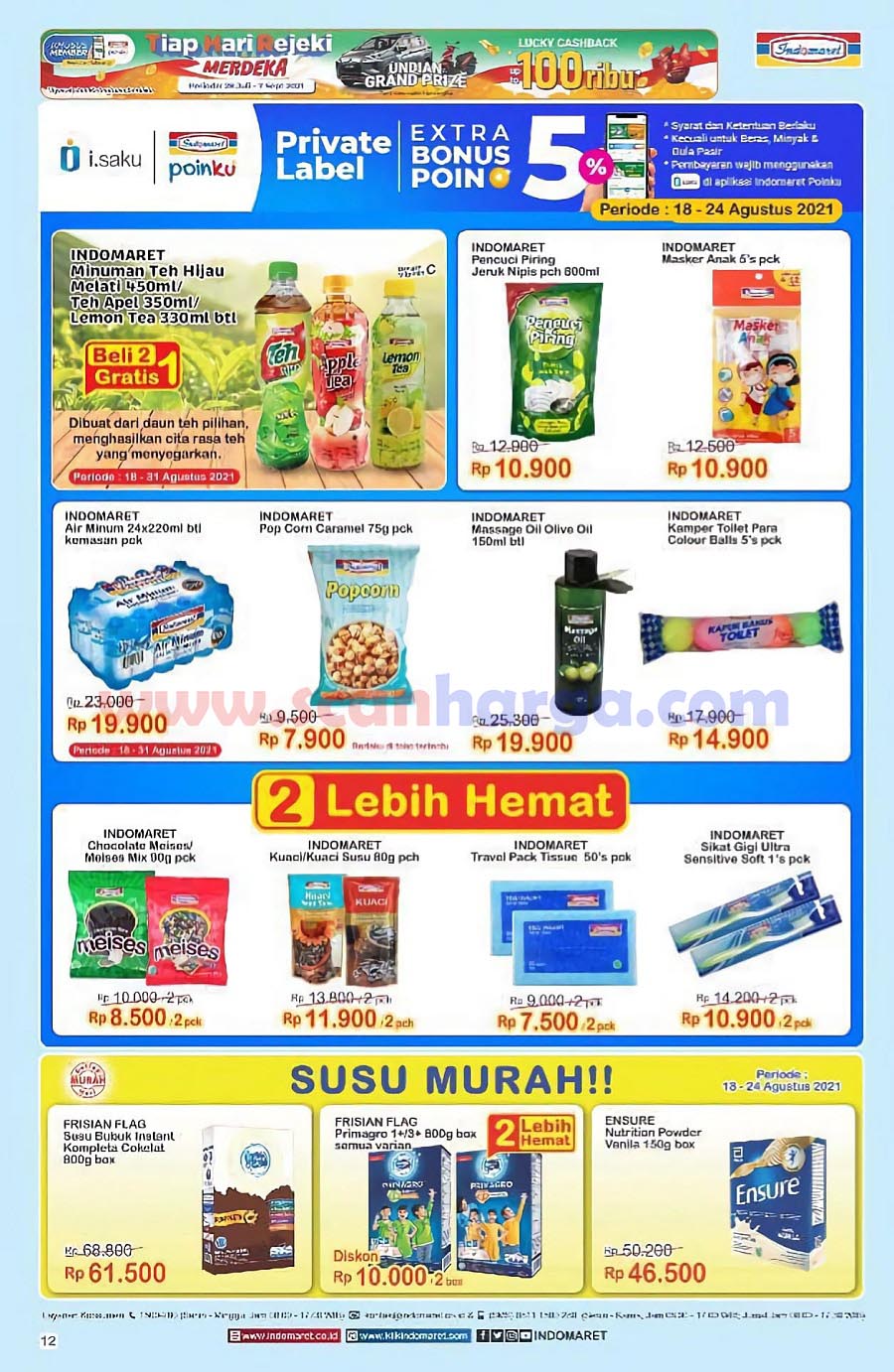 Katalog Indomaret Promo Terbaru 18 - 24 Agustus 2021 12